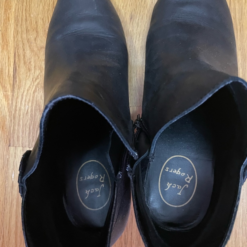 Black ankle boots
